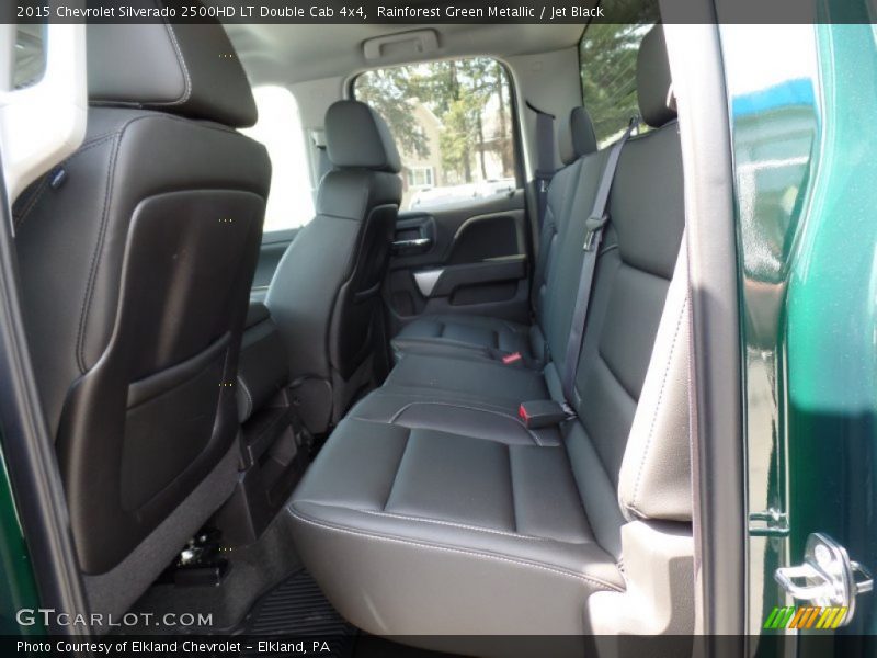 Rainforest Green Metallic / Jet Black 2015 Chevrolet Silverado 2500HD LT Double Cab 4x4