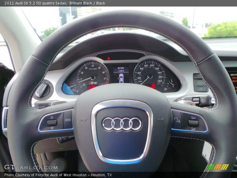 Brilliant Black / Black 2011 Audi S6 5.2 FSI quattro Sedan