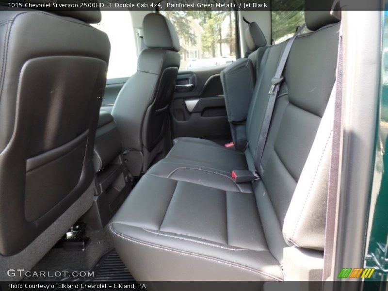 Rainforest Green Metallic / Jet Black 2015 Chevrolet Silverado 2500HD LT Double Cab 4x4