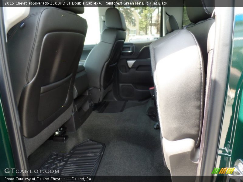 Rainforest Green Metallic / Jet Black 2015 Chevrolet Silverado 2500HD LT Double Cab 4x4
