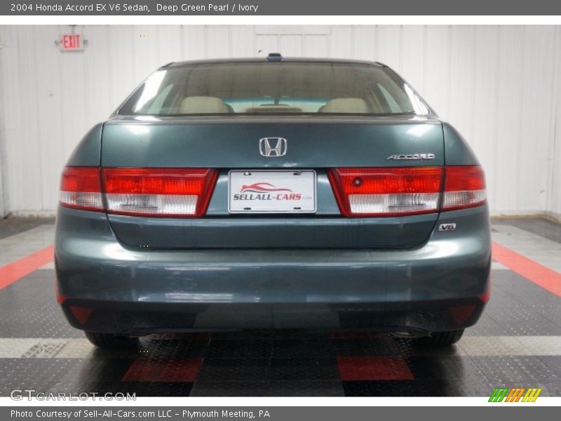 Deep Green Pearl / Ivory 2004 Honda Accord EX V6 Sedan