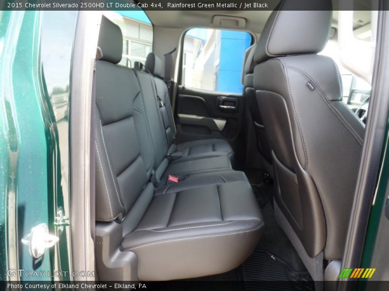 Rainforest Green Metallic / Jet Black 2015 Chevrolet Silverado 2500HD LT Double Cab 4x4