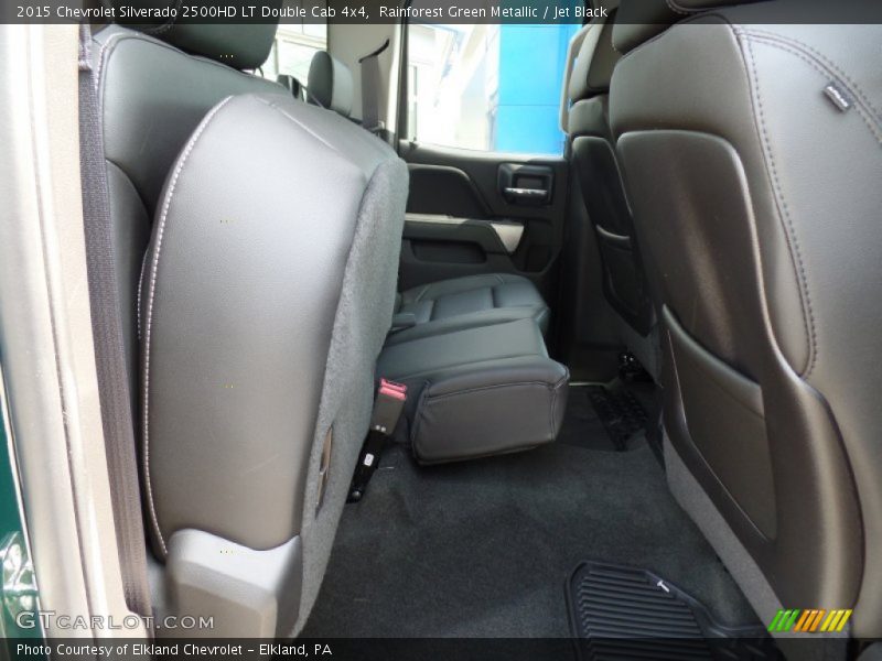 Rainforest Green Metallic / Jet Black 2015 Chevrolet Silverado 2500HD LT Double Cab 4x4