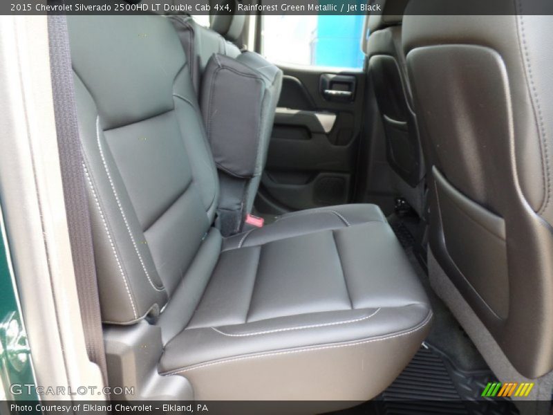 Rainforest Green Metallic / Jet Black 2015 Chevrolet Silverado 2500HD LT Double Cab 4x4