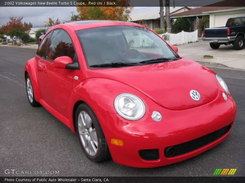 Red Uni / Black 2002 Volkswagen New Beetle Turbo S Coupe