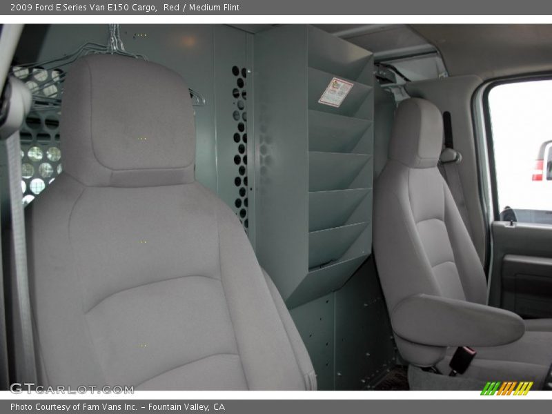 Red / Medium Flint 2009 Ford E Series Van E150 Cargo