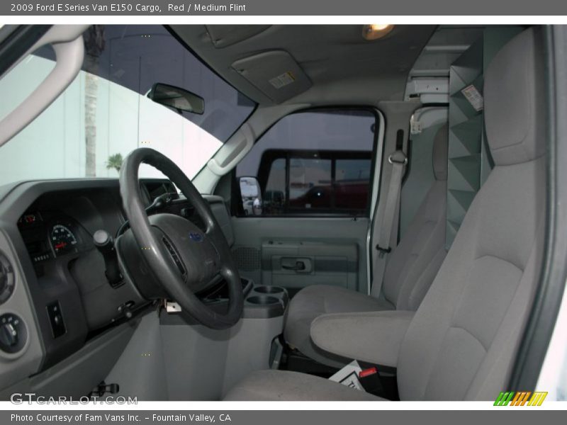 Red / Medium Flint 2009 Ford E Series Van E150 Cargo