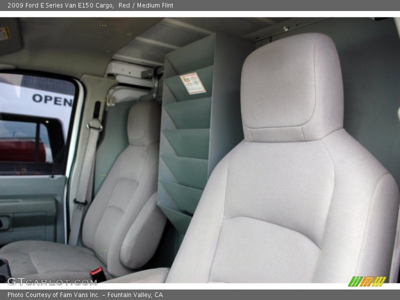 Red / Medium Flint 2009 Ford E Series Van E150 Cargo