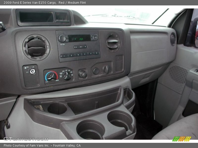 Red / Medium Flint 2009 Ford E Series Van E150 Cargo