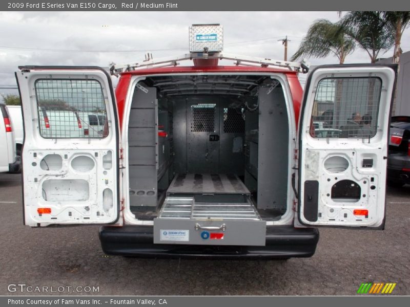 Red / Medium Flint 2009 Ford E Series Van E150 Cargo