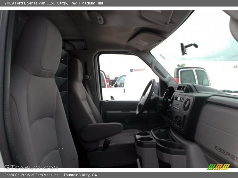 Red / Medium Flint 2009 Ford E Series Van E150 Cargo