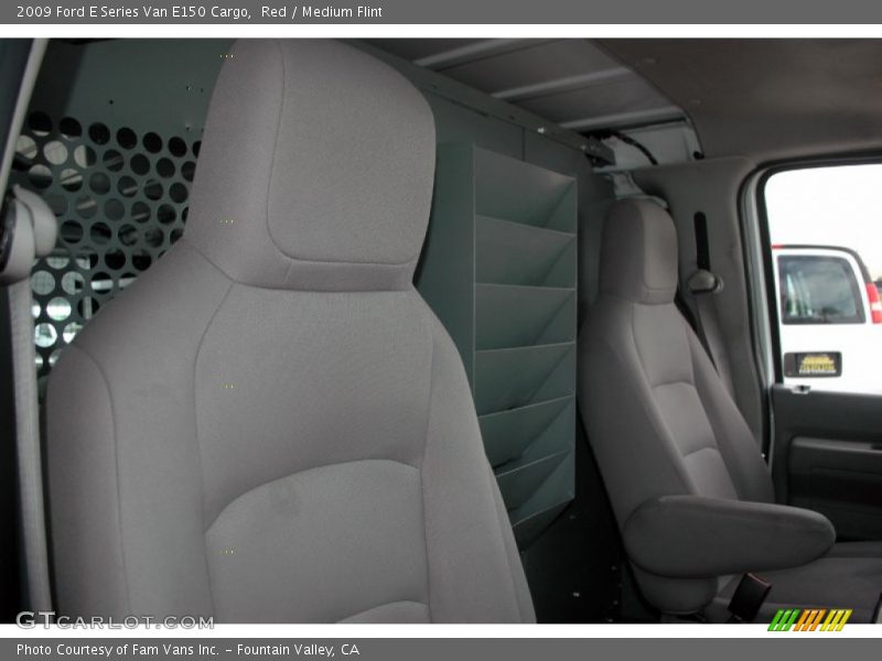 Red / Medium Flint 2009 Ford E Series Van E150 Cargo