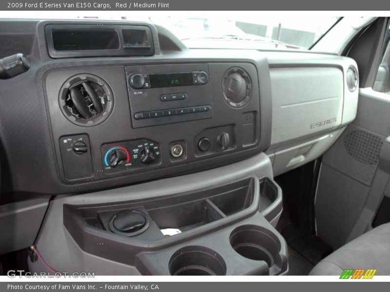 Red / Medium Flint 2009 Ford E Series Van E150 Cargo