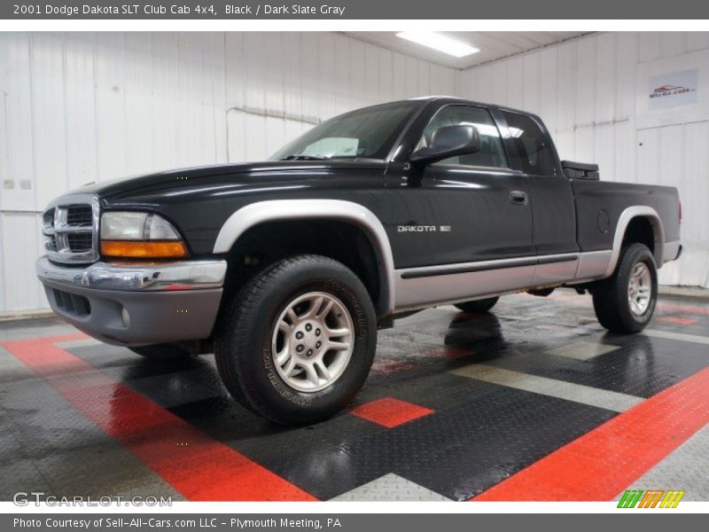 Black / Dark Slate Gray 2001 Dodge Dakota SLT Club Cab 4x4
