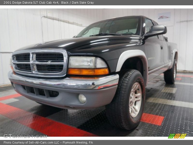 Black / Dark Slate Gray 2001 Dodge Dakota SLT Club Cab 4x4