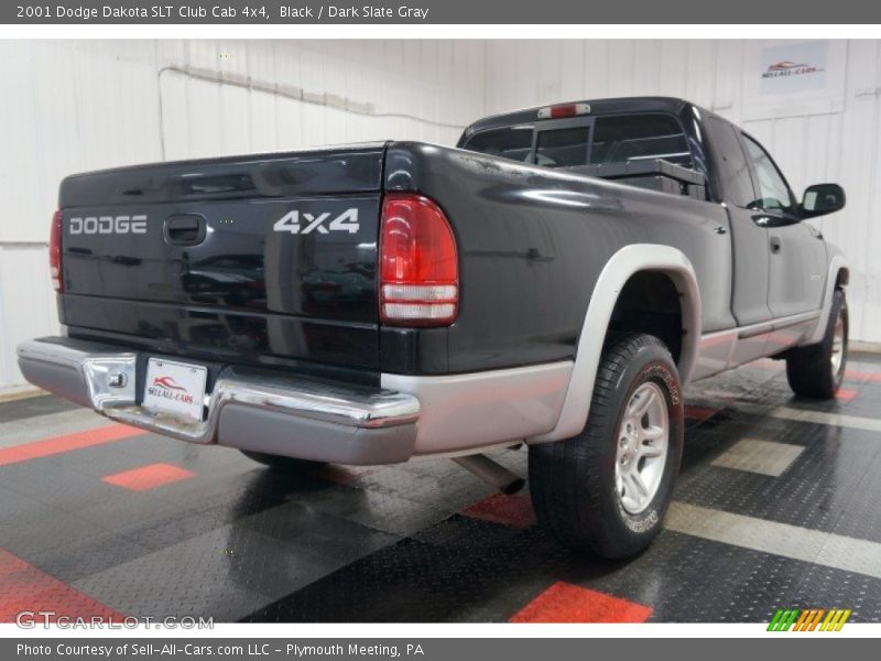 Black / Dark Slate Gray 2001 Dodge Dakota SLT Club Cab 4x4