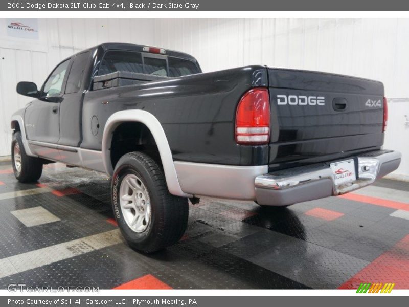 Black / Dark Slate Gray 2001 Dodge Dakota SLT Club Cab 4x4