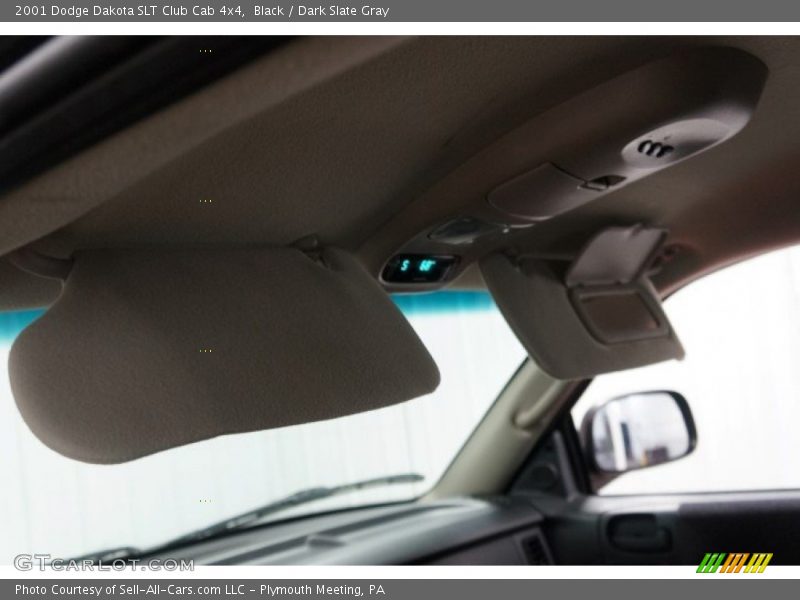Black / Dark Slate Gray 2001 Dodge Dakota SLT Club Cab 4x4
