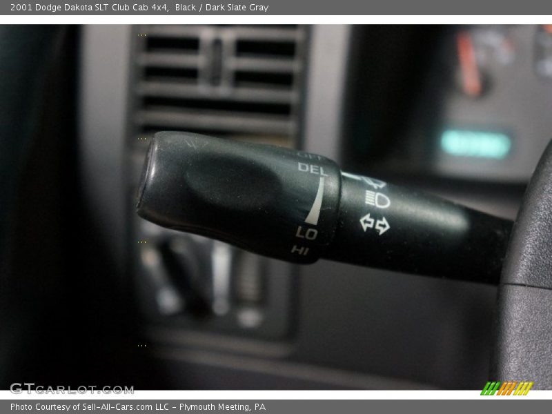 Black / Dark Slate Gray 2001 Dodge Dakota SLT Club Cab 4x4