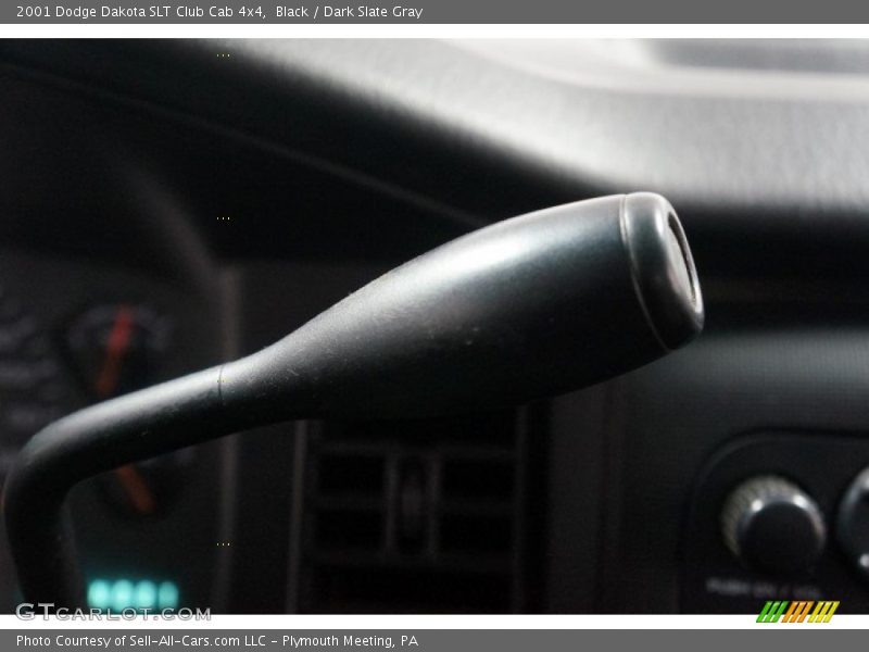 Black / Dark Slate Gray 2001 Dodge Dakota SLT Club Cab 4x4
