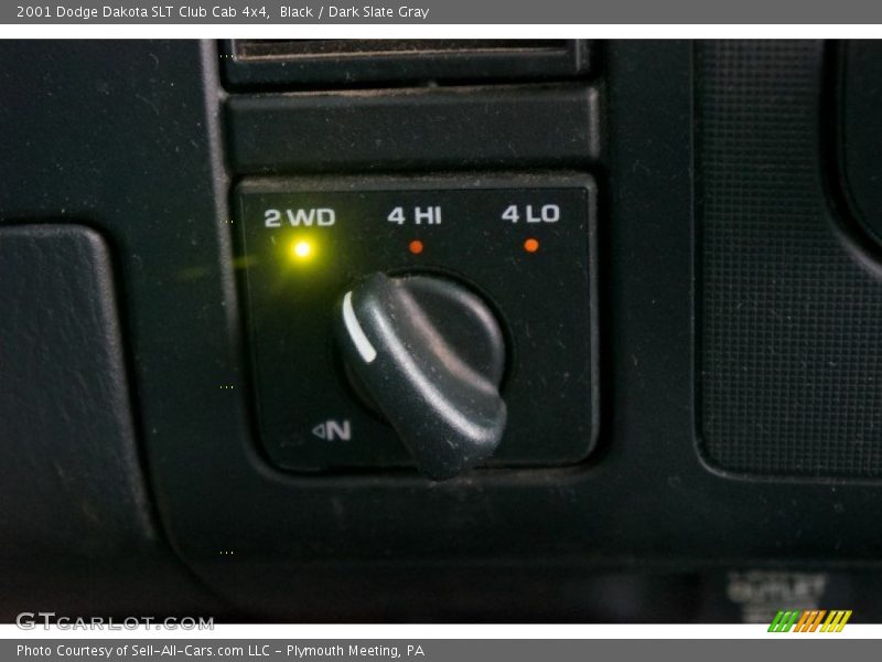 Black / Dark Slate Gray 2001 Dodge Dakota SLT Club Cab 4x4