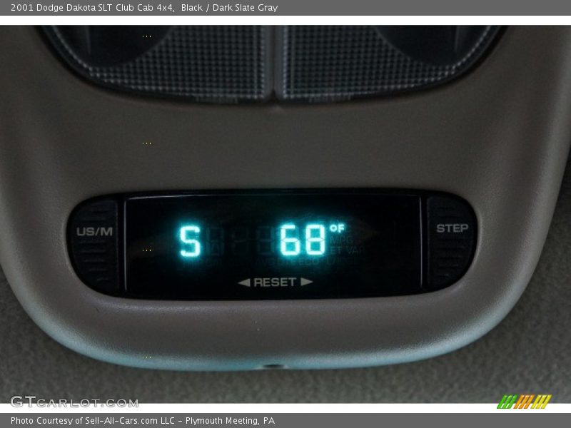 Black / Dark Slate Gray 2001 Dodge Dakota SLT Club Cab 4x4