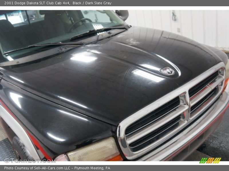 Black / Dark Slate Gray 2001 Dodge Dakota SLT Club Cab 4x4