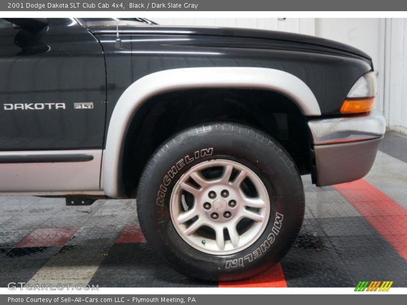Black / Dark Slate Gray 2001 Dodge Dakota SLT Club Cab 4x4