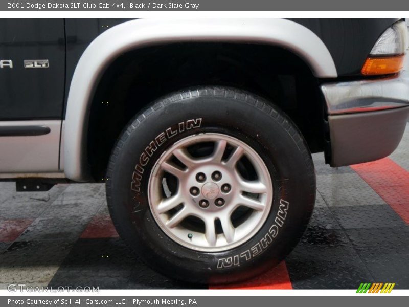Black / Dark Slate Gray 2001 Dodge Dakota SLT Club Cab 4x4