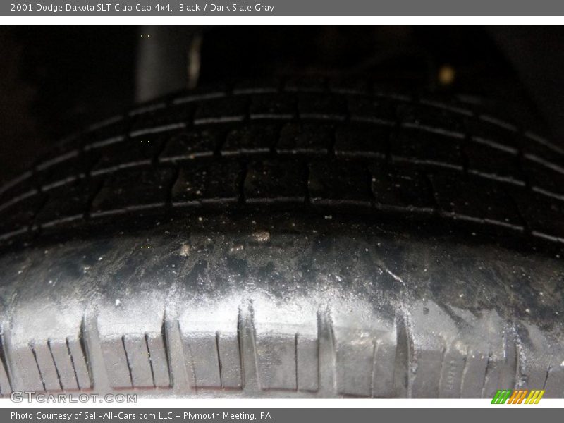 Black / Dark Slate Gray 2001 Dodge Dakota SLT Club Cab 4x4