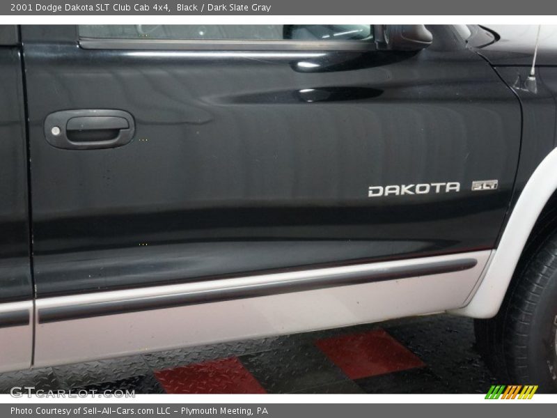 Black / Dark Slate Gray 2001 Dodge Dakota SLT Club Cab 4x4