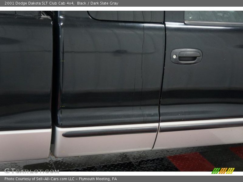 Black / Dark Slate Gray 2001 Dodge Dakota SLT Club Cab 4x4