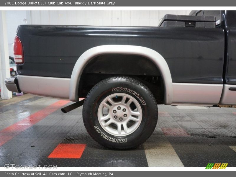 Black / Dark Slate Gray 2001 Dodge Dakota SLT Club Cab 4x4