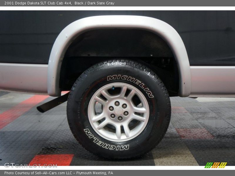 Black / Dark Slate Gray 2001 Dodge Dakota SLT Club Cab 4x4