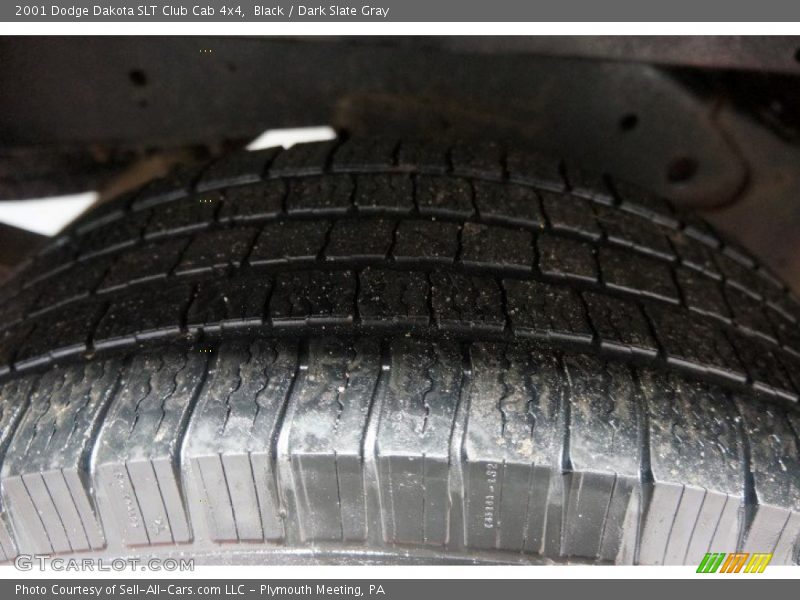 Black / Dark Slate Gray 2001 Dodge Dakota SLT Club Cab 4x4
