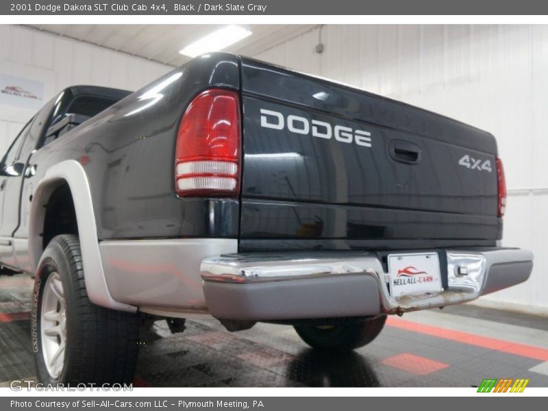 Black / Dark Slate Gray 2001 Dodge Dakota SLT Club Cab 4x4