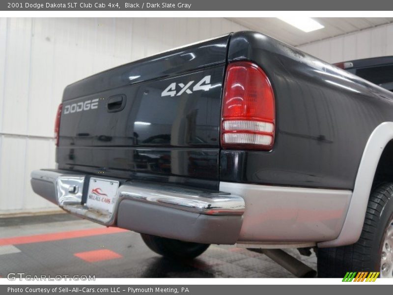 Black / Dark Slate Gray 2001 Dodge Dakota SLT Club Cab 4x4