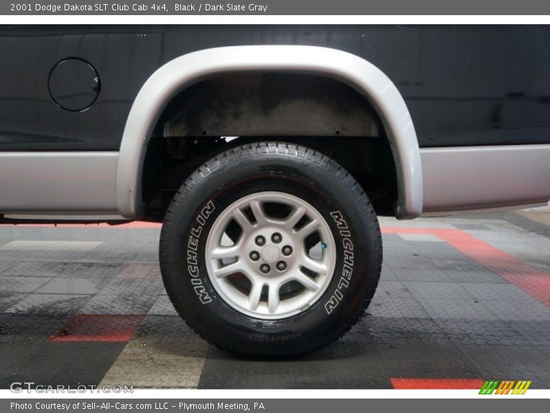 Black / Dark Slate Gray 2001 Dodge Dakota SLT Club Cab 4x4