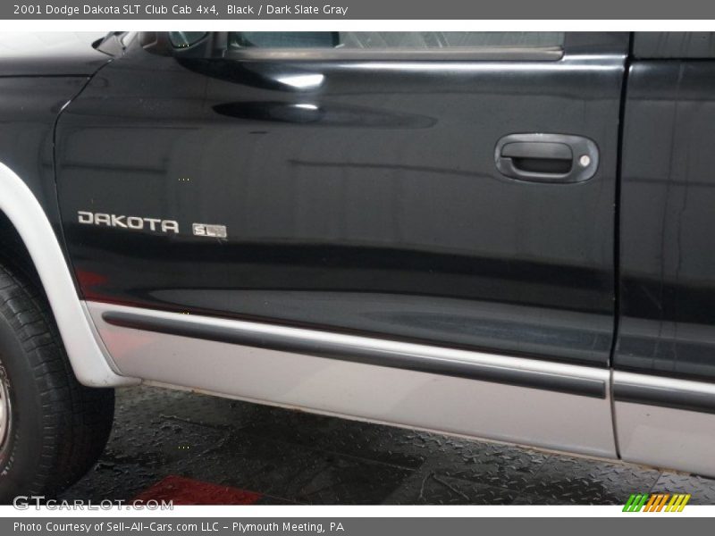Black / Dark Slate Gray 2001 Dodge Dakota SLT Club Cab 4x4