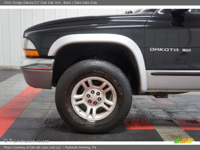 Black / Dark Slate Gray 2001 Dodge Dakota SLT Club Cab 4x4