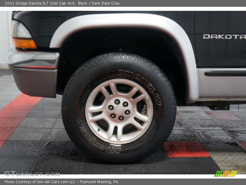 Black / Dark Slate Gray 2001 Dodge Dakota SLT Club Cab 4x4