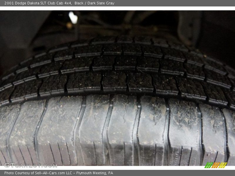 Black / Dark Slate Gray 2001 Dodge Dakota SLT Club Cab 4x4