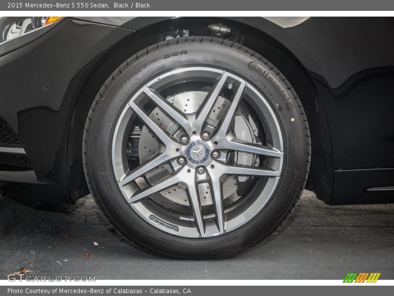 Black / Black 2015 Mercedes-Benz S 550 Sedan