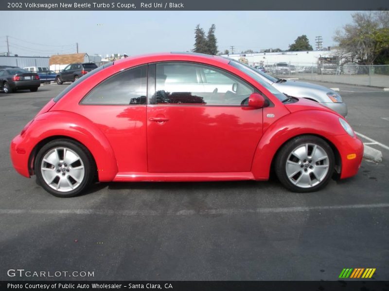 Red Uni / Black 2002 Volkswagen New Beetle Turbo S Coupe