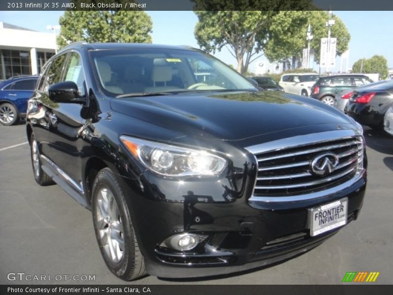 Black Obsidian / Wheat 2013 Infiniti JX 35 AWD
