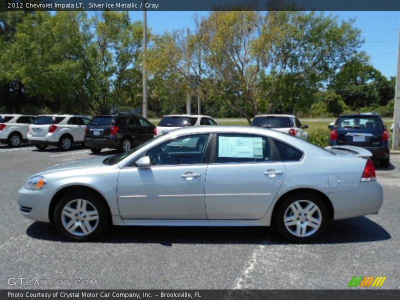 Silver Ice Metallic / Gray 2012 Chevrolet Impala LT