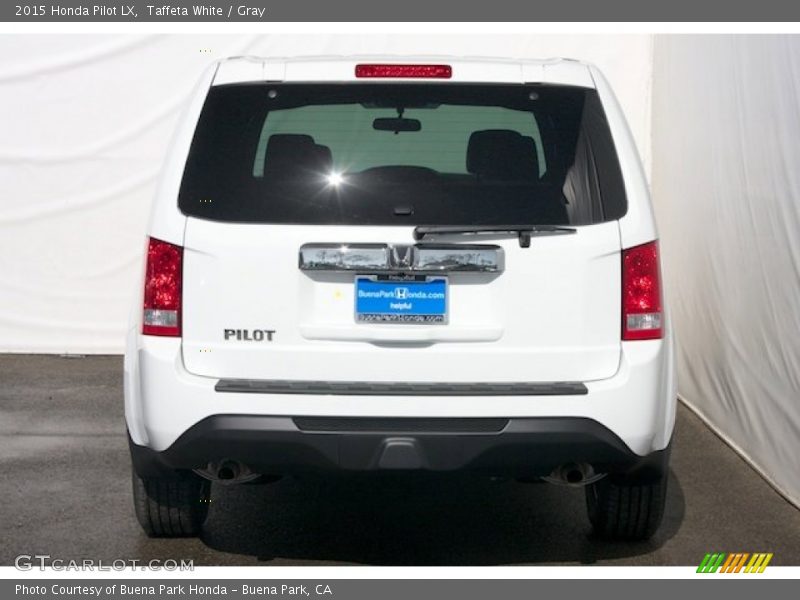 Taffeta White / Gray 2015 Honda Pilot LX