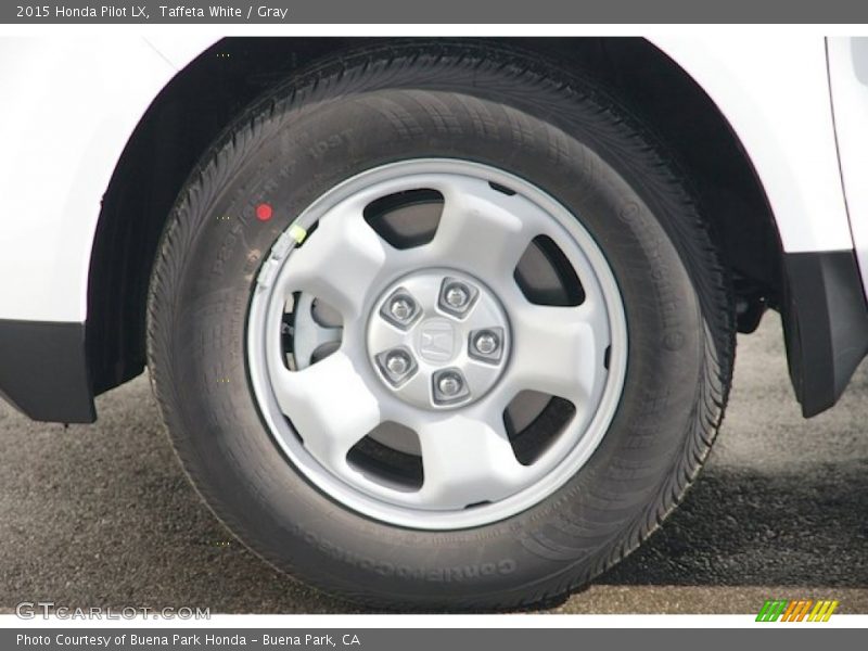 Taffeta White / Gray 2015 Honda Pilot LX