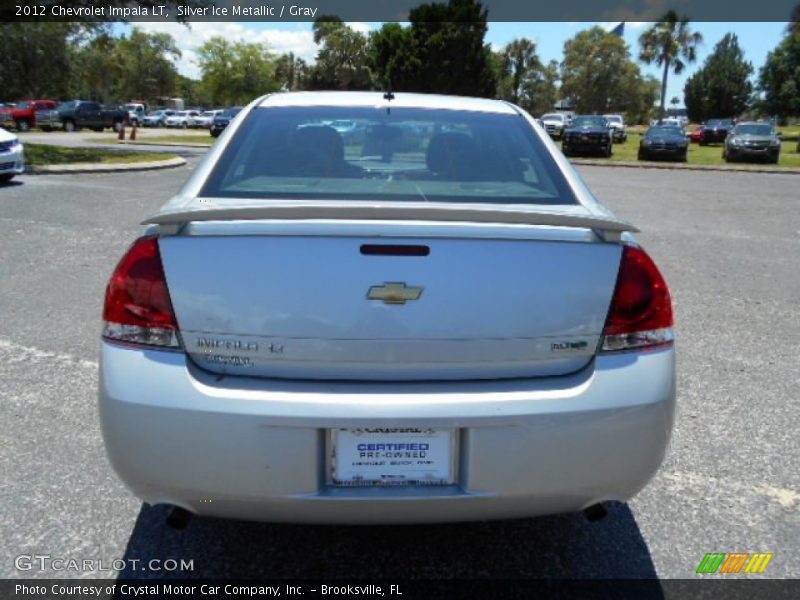Silver Ice Metallic / Gray 2012 Chevrolet Impala LT