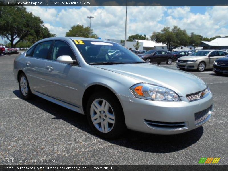Silver Ice Metallic / Gray 2012 Chevrolet Impala LT
